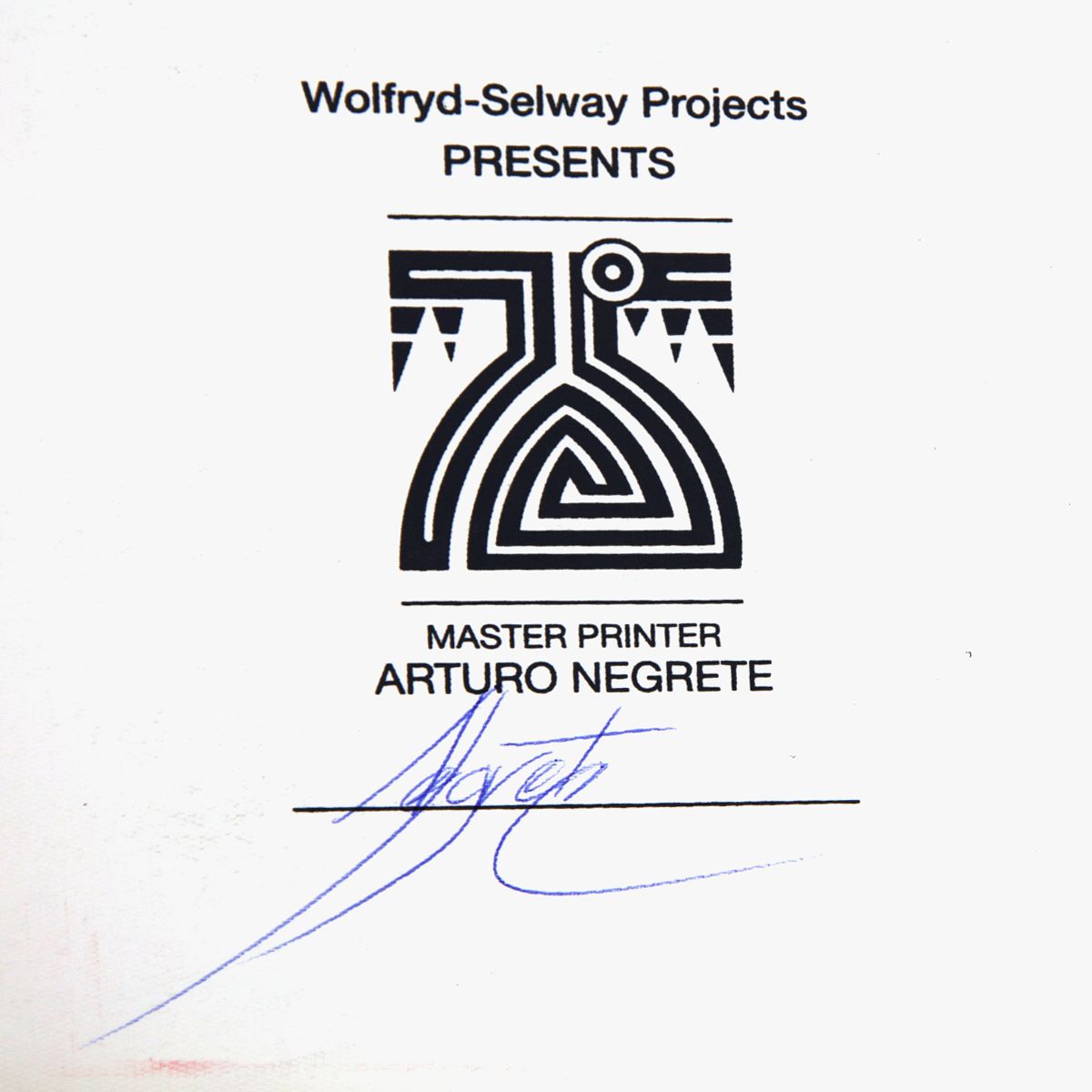 Wolfryd-Selway Projects- Silkscreen
