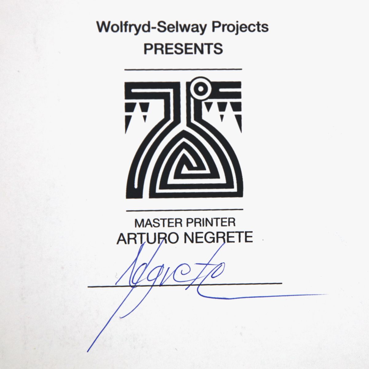 Wolfryd-Selway Projects- Silkscreen