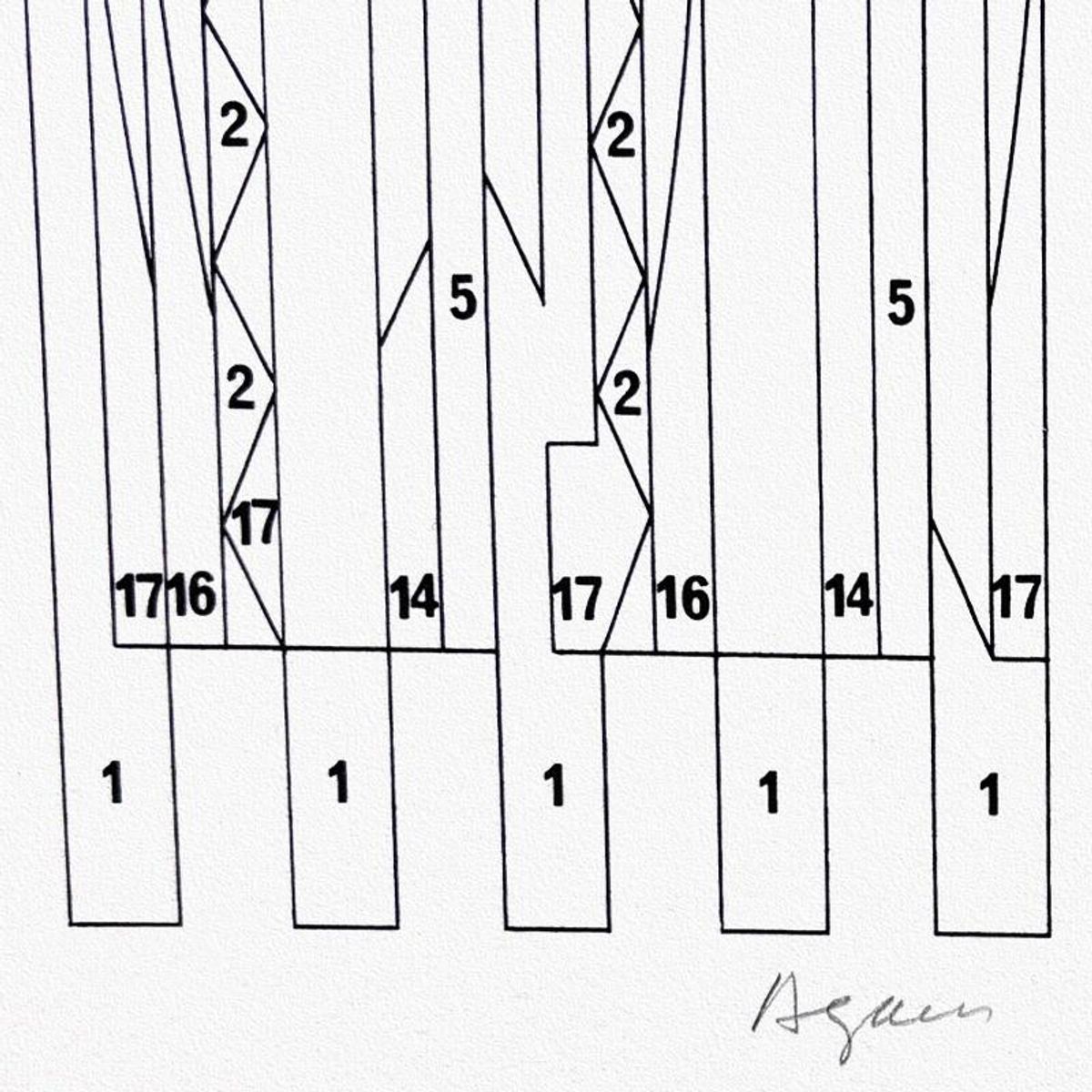 Yaacov Agam, "Plus Minus X 5" Limited Edition Lithograph, Numbered and Hand Signed with Letter of Authenticity.