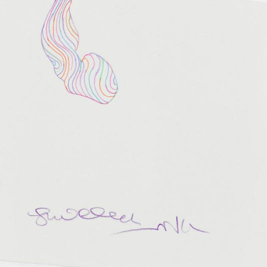 Guillaume Azoulay, "Etude MMZX" Framed Original Drawing, Hand Signed with Letter of Authenticity.