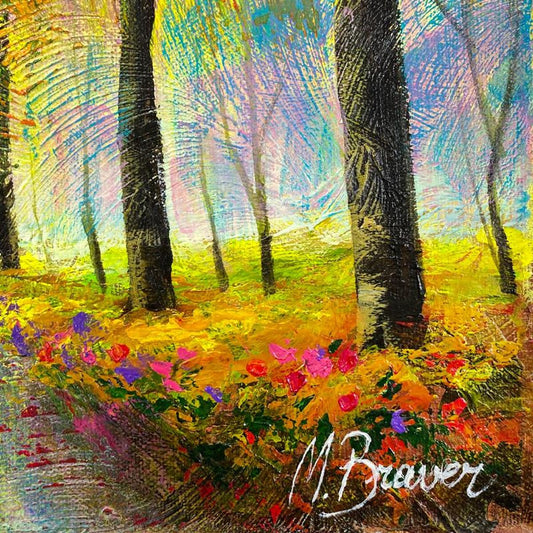 Mark Braver, Original Oil Painting on Canvas, Hand Signed with Letter of Authenticity.