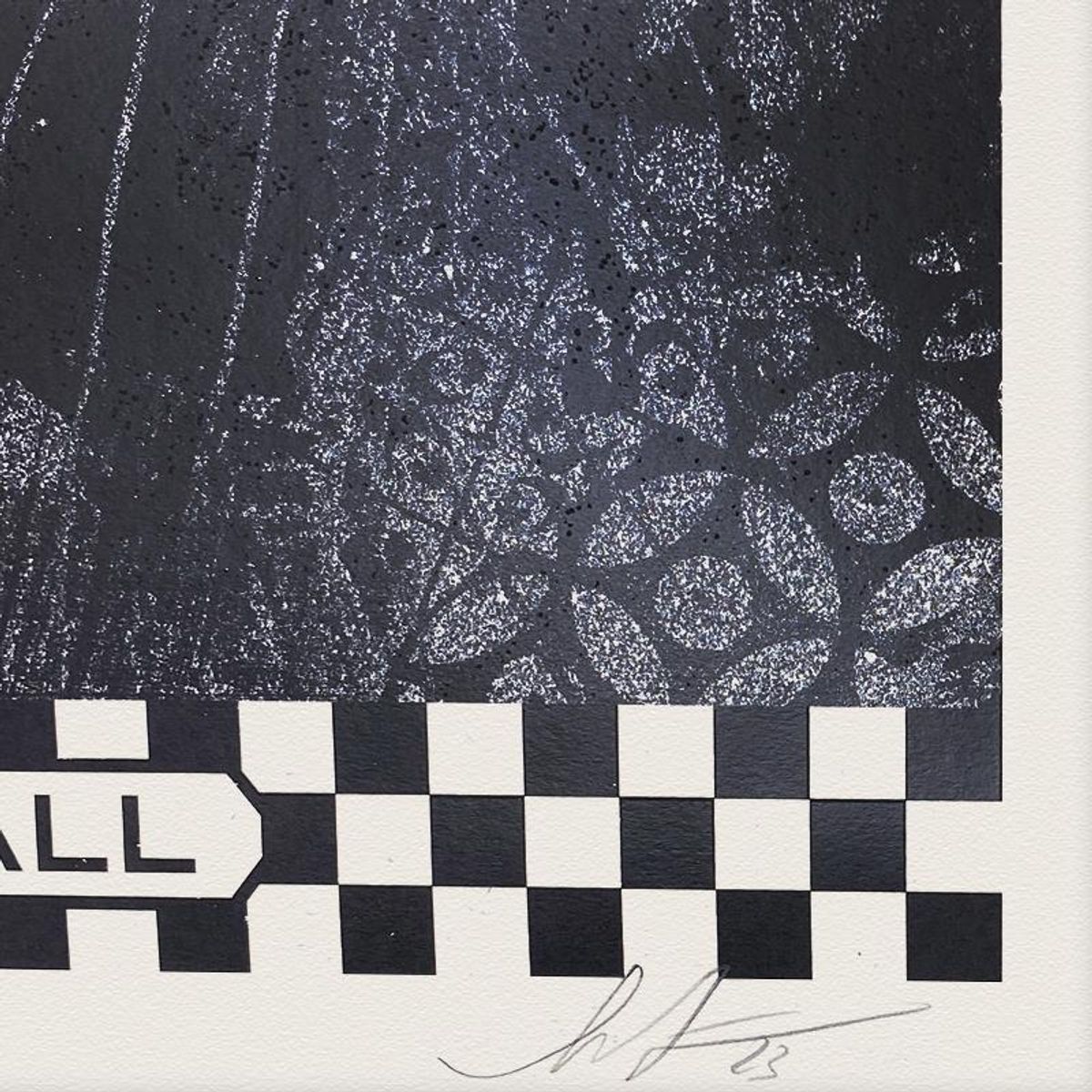 Shepard Fairey, "Terry Hall Tribute" Limited Edition Screen Print, Numbered 267/325 and Hand Signed with Letter of Authenticity.