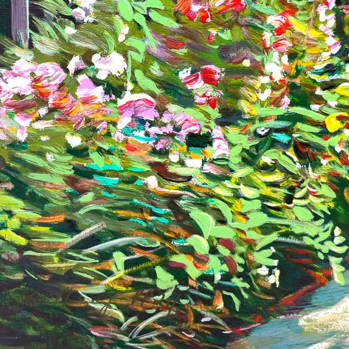 Ming Feng, "Seaside Vista" Limited Edition Printer's Proof on Canvas, Numbered 21/21 and Hand Signed with Letter of Authenticity.