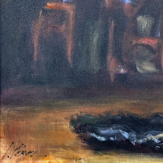 Fabian Perez, "Fiesta en Adalucia" Framed Original Acrylic Painting on Canvas, Hand Signed with Letter of Authenticity.