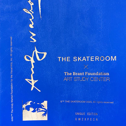 Andy Warhol (1928-1987), "Self-Portrait (Blue)" Framed One-of-a-Kind Unique Edition Skateboard, Signed Inverso with Certificate of Authenticity.