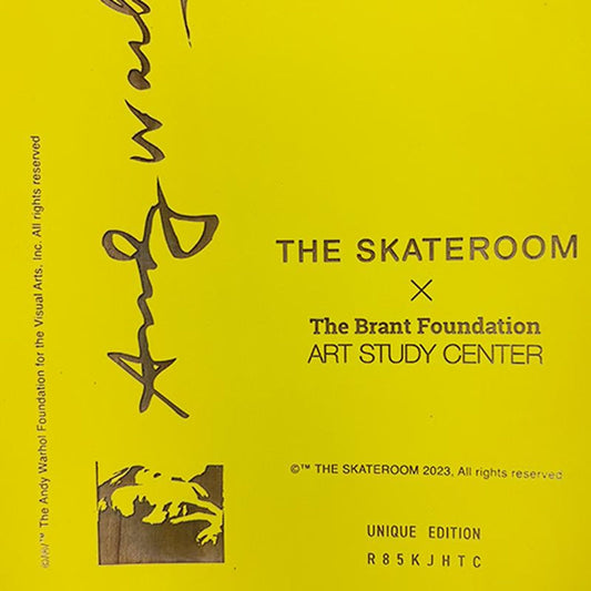 Andy Warhol (1928-1987), "Self-Portrait (Yellow)" Framed One-of-a-Kind Unique Edition Skateboard, Signed Inverso with Certificate of Authenticity.