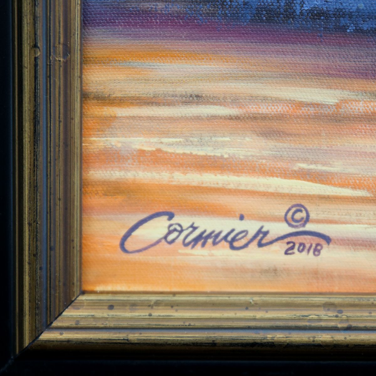 Wil Cormier- Original Mixed Media Oil on Canvas "Painting Comes to Life"