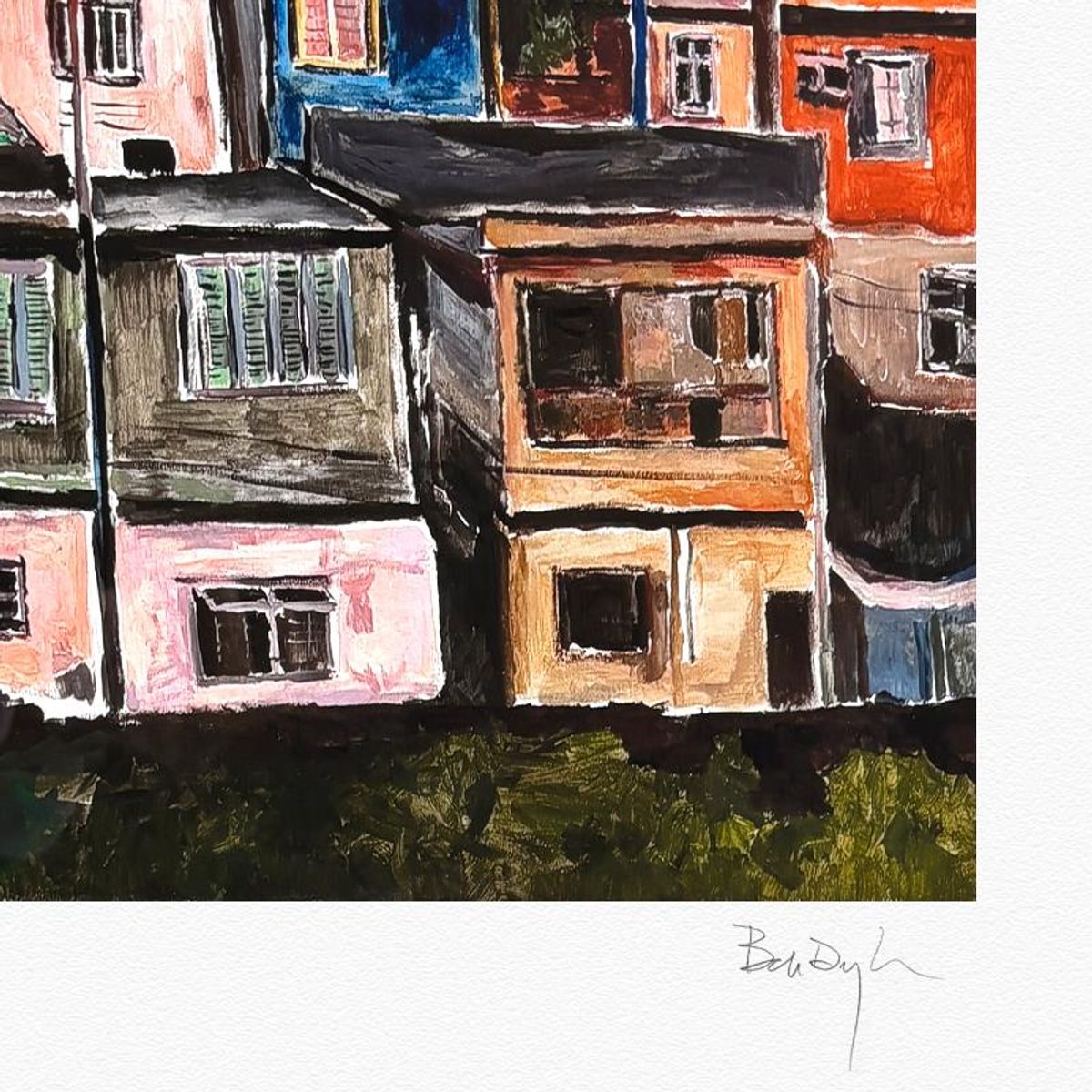 Bob Dylan, "Favela Villa Candido" Framed Limited Edition, TP Numbered 1/2 and Hand Signed with Letter of Authenticity.
