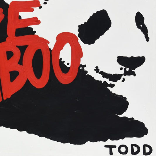 Todd Goldman, "Save Bamboo" Original Acrylic Painting on Gallery Wrapped Canvas (60" x 48"), Hand Signed with Letter of Authenticity.