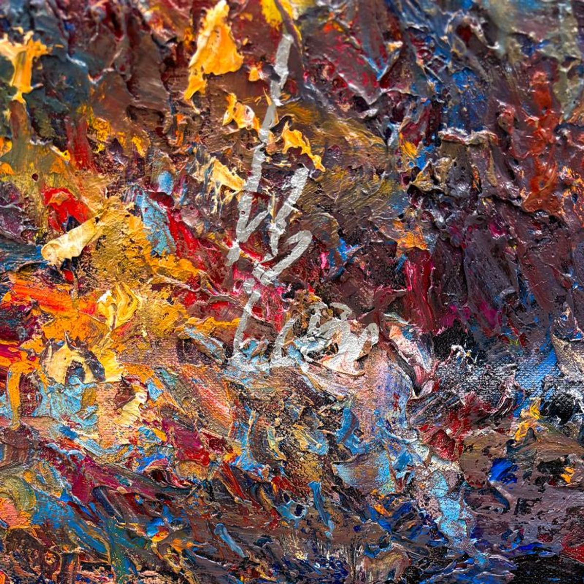 Inam, Original Oil Painting on Canvas, Hand Signed with Letter of Authenticity.