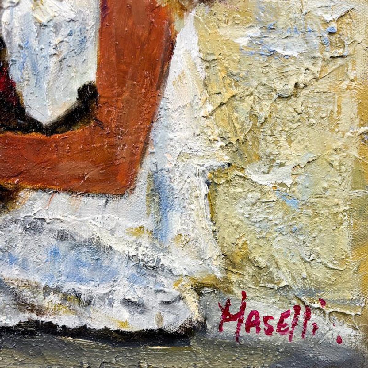 Michael Maselli, Original Painting on Canvas, Hand Signed with Letter of Authenticity.