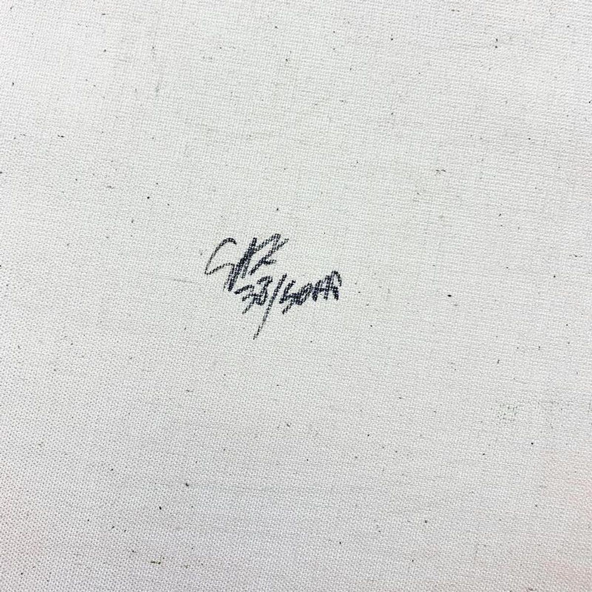 Steve Kaufman (1960-2010), "Campbell's Tomato" Hand Signed Limited Edition Hand Pulled Silkscreen Mixed Media on Canvas with LOA.