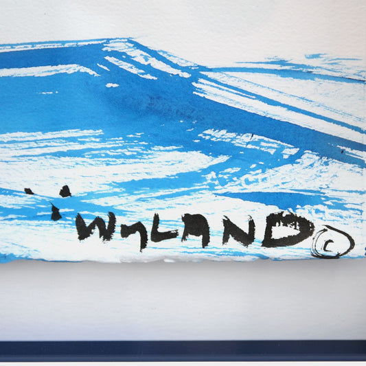 Wyland- Original Sumi Ink Painting "Whale Tail"