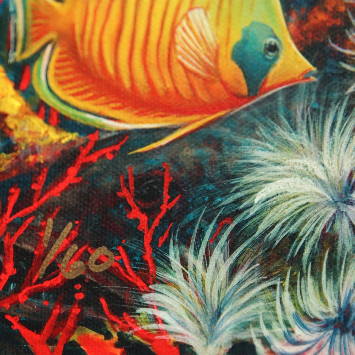 MotorMarc Lacourciere- Giclee on canvas "Hidden Treasures Beneath the Sea"