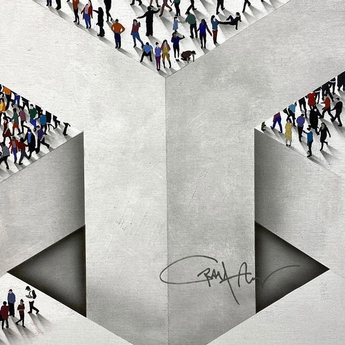 Craig Alan, "Populus: The Crossover" Framed, Hand Signed Limited Edition Canvas with Letter of Authenticity.