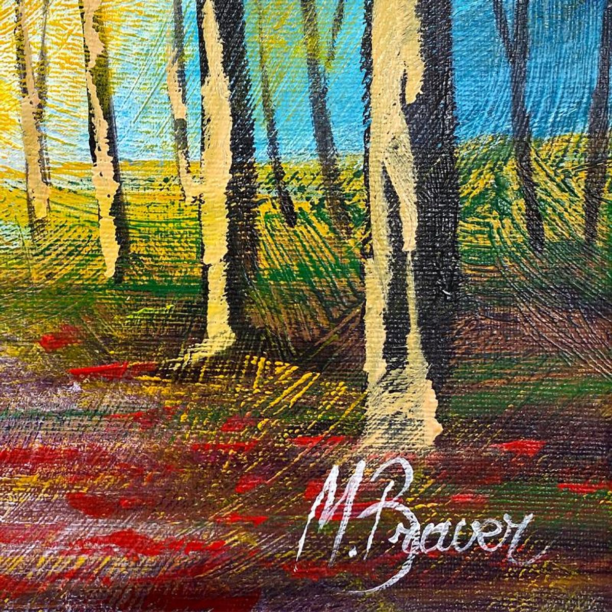 Mark Braver, Original Oil Painting on Canvas, Hand Signed with Letter of Authenticity.