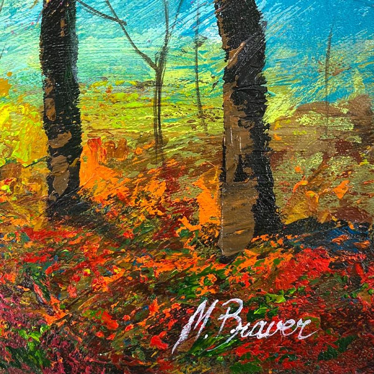 Mark Braver, Original Oil Painting on Canvas, Hand Signed with Letter of Authenticity.
