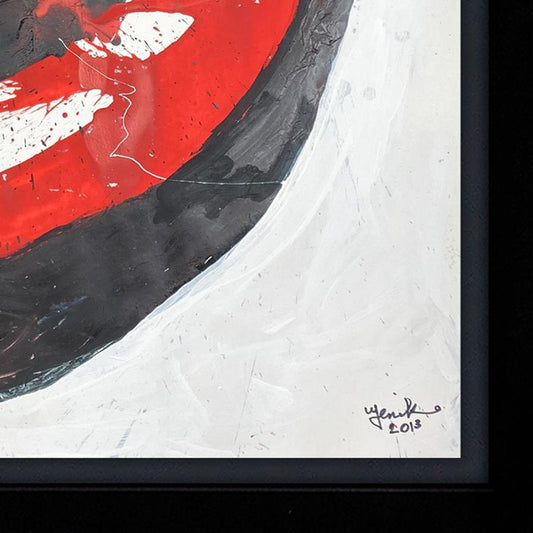 Jenik Cook, Framed Original Acrylic Painting, Hand Signed, Letter of Authenticity.
