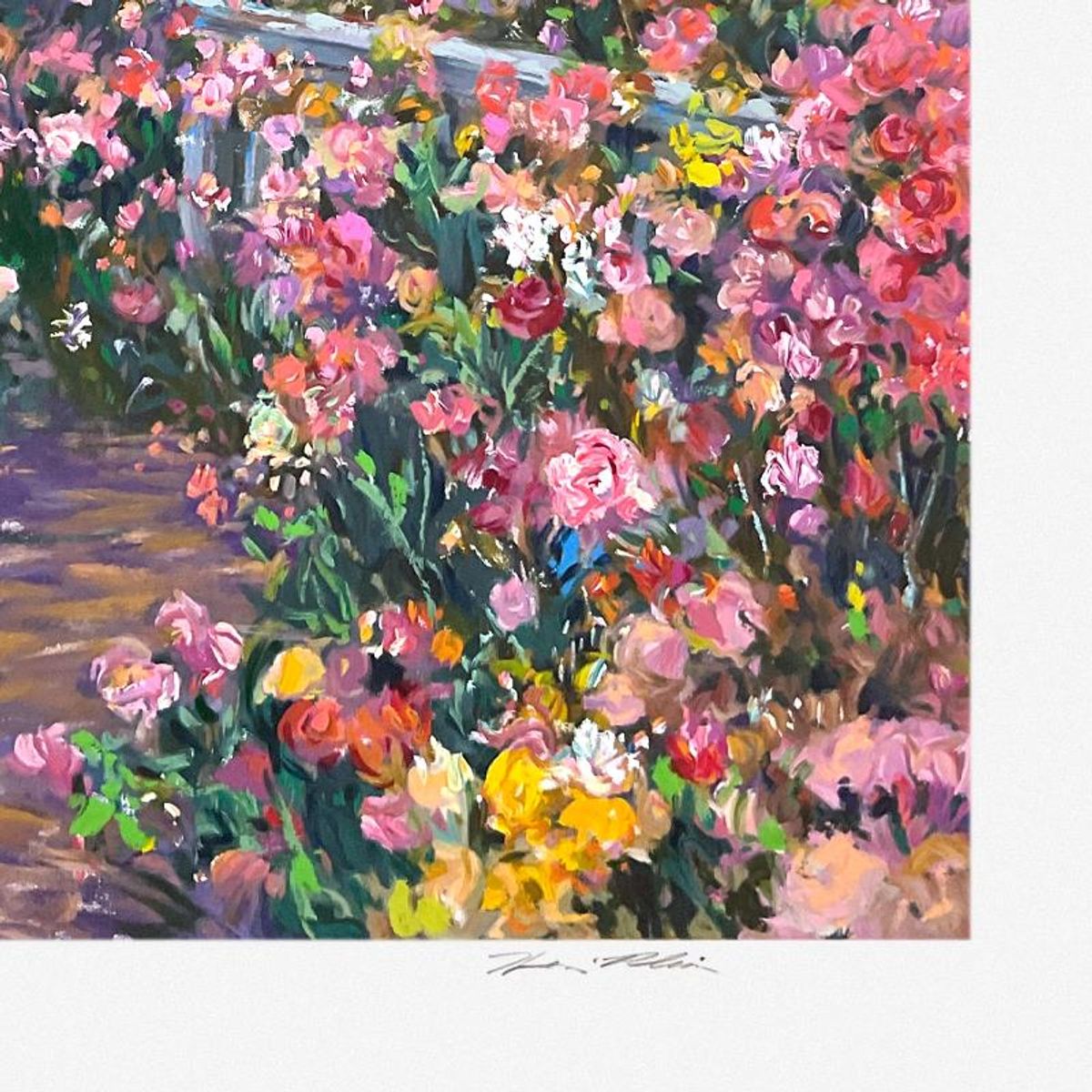 Henri Plisson (1933-2006), "Villa Fontana" Limited Edition Serigraph, Numbered 1/21 and Hand Signed with Letter of Authenticity