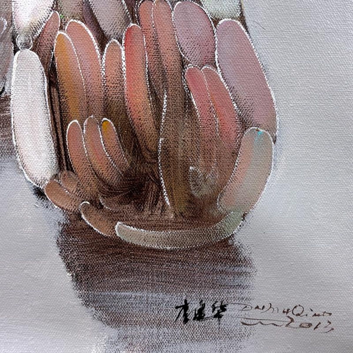 Li Jian Hua, Original Oil Painting on Canvas, Hand Signed with Letter of Authenticity.