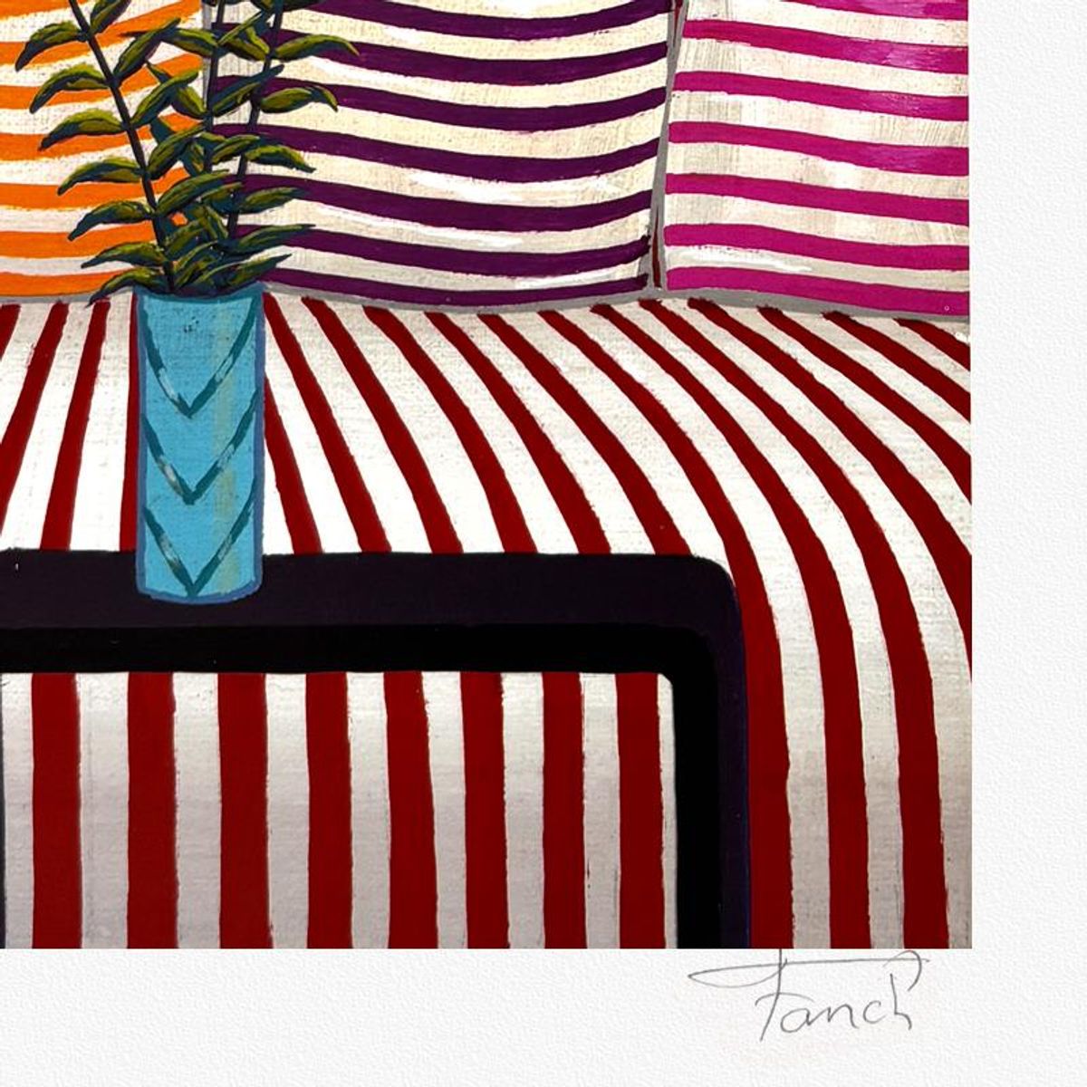 Fanch Ledan, "Paris Shopping" Limited Edition Serigraph, AP Numbered and Hand Signed with Letter of Authenticity.