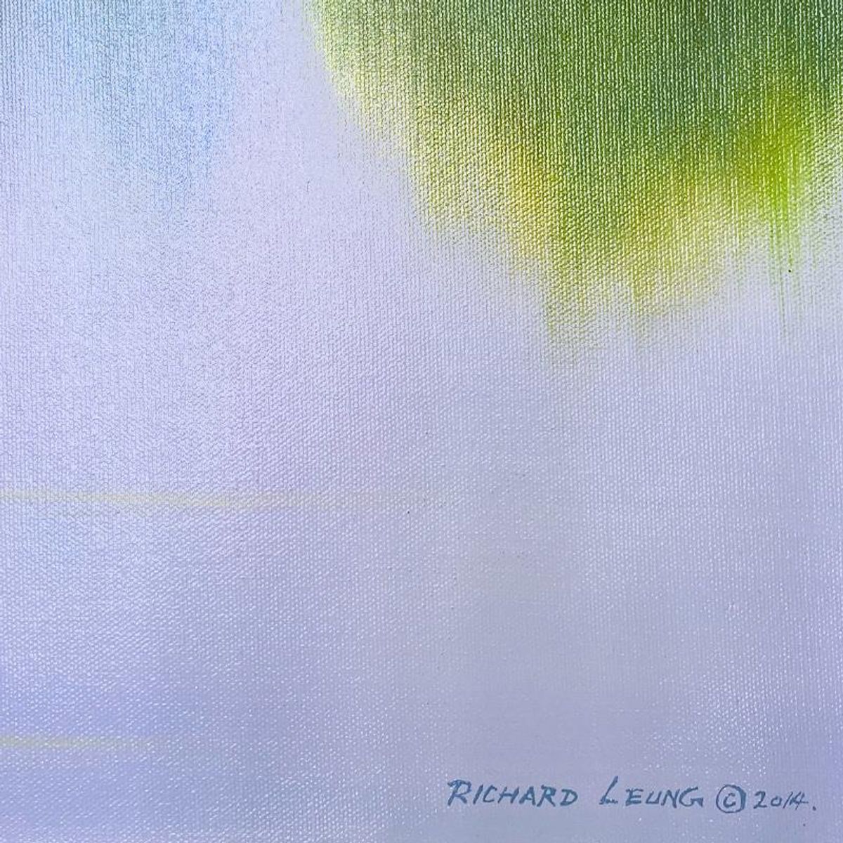Richard Leung, "Lake of Dreams" Original Oil Painting on Canvas, Hand Signed with a Letter of Authenticity.