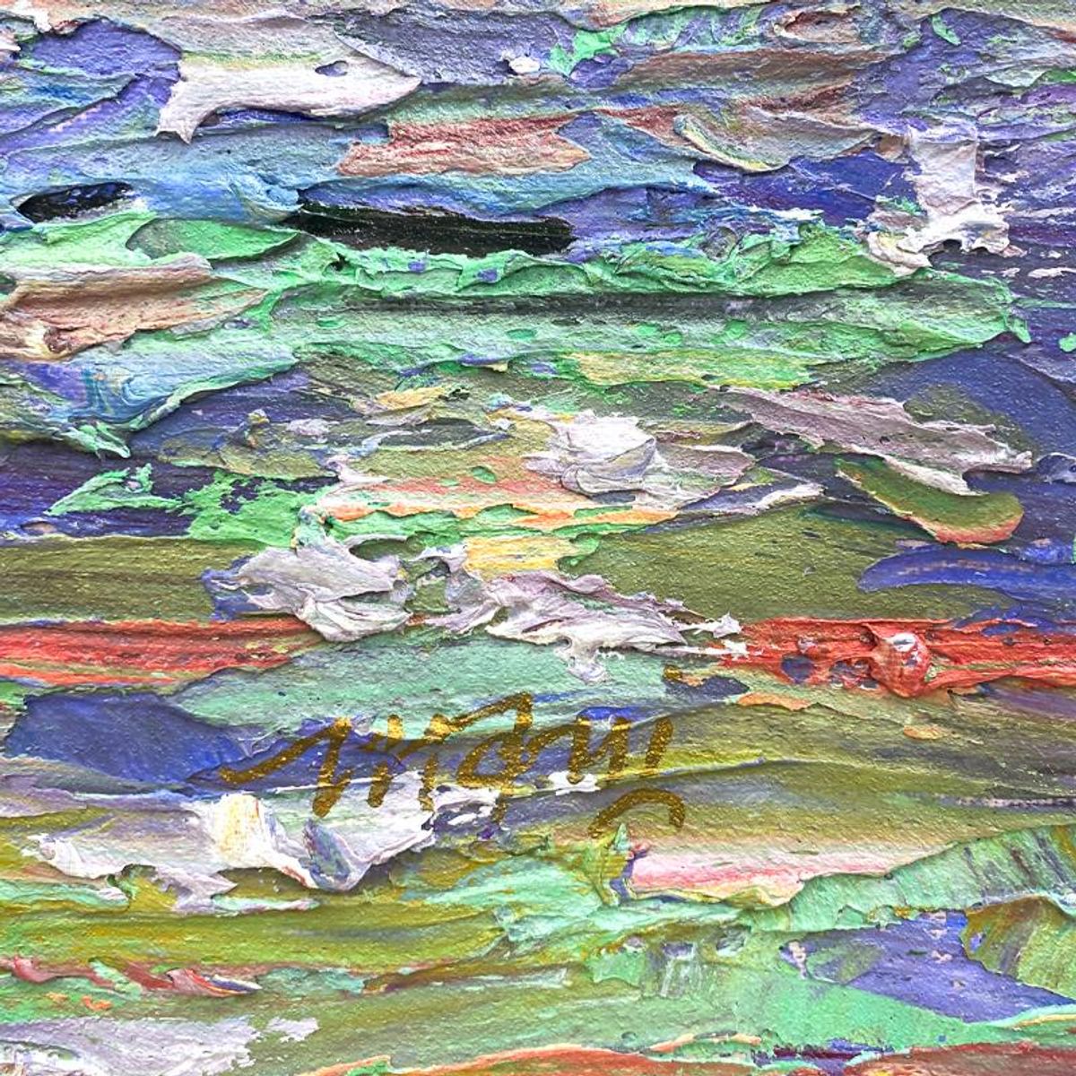 Mani, Original Acrylic Painting on Canvas, Hand Signed with Letter of Authenticity.