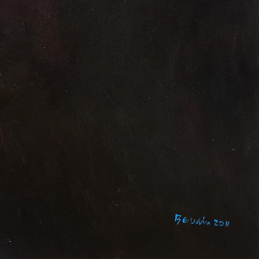 Milton Berwin (1925-2023), Original Painting on Canvas (60" x 48"), Hand Signed with Letter of Authenticity.