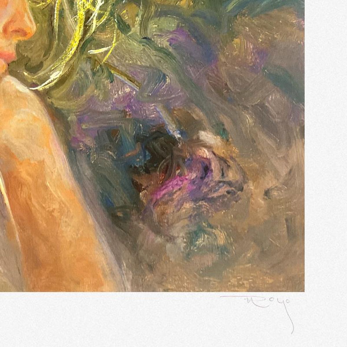 Royo, "Armonia" Limited Edition Printer's Proof Serigraph (15" x 22"), Numbered and Hand Signed with Letter of Authenticity.