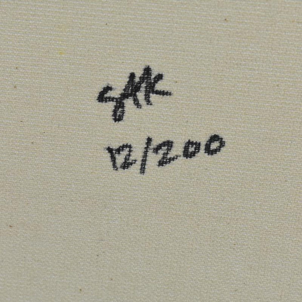Steve Kaufman (1960-2010), "Mary, Joseph and Baby Jesus" Hand Painted, Hand Pulled Limited Edition Silkscreen on Gallery Wrapped Canvas, Numbered 12/200 and Hand Signed Inverso with Letter of