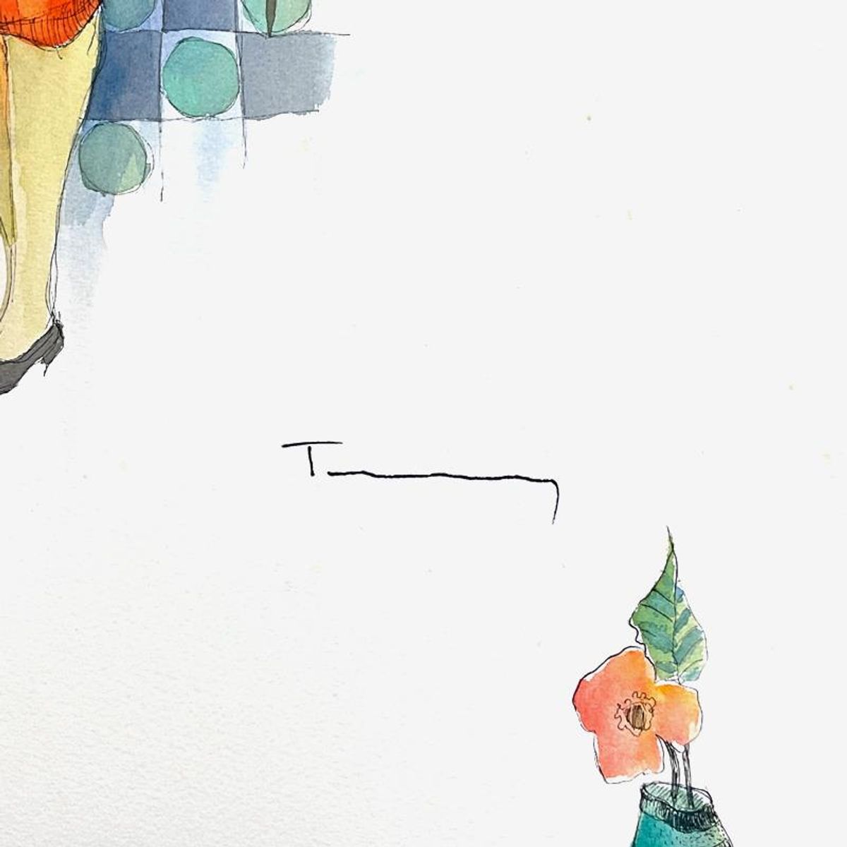 Itzchak Tarkay (1935-2012), Original Mixed Media Watercolor Painting on Paper, Hand Signed with Letter of Authenticity