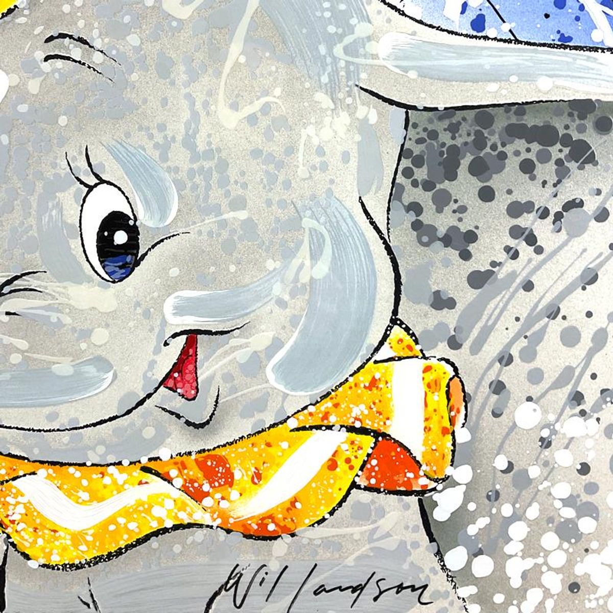 David Willardson, "Keep It Under Your Hat" Framed Limited Edition Disney Serigraph, Numbered 230/495 and Hand Signed with Letter of Authenticity.