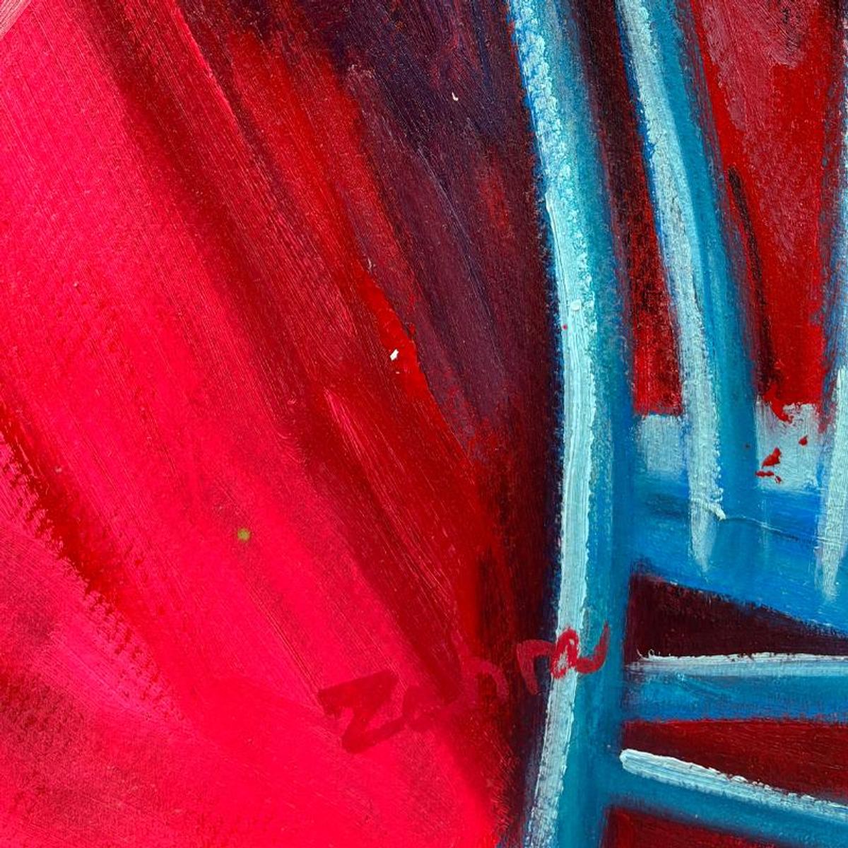 Zahra, Original Acrylic Painting on Canvas, Hand Signed with Letter of Authenticity.