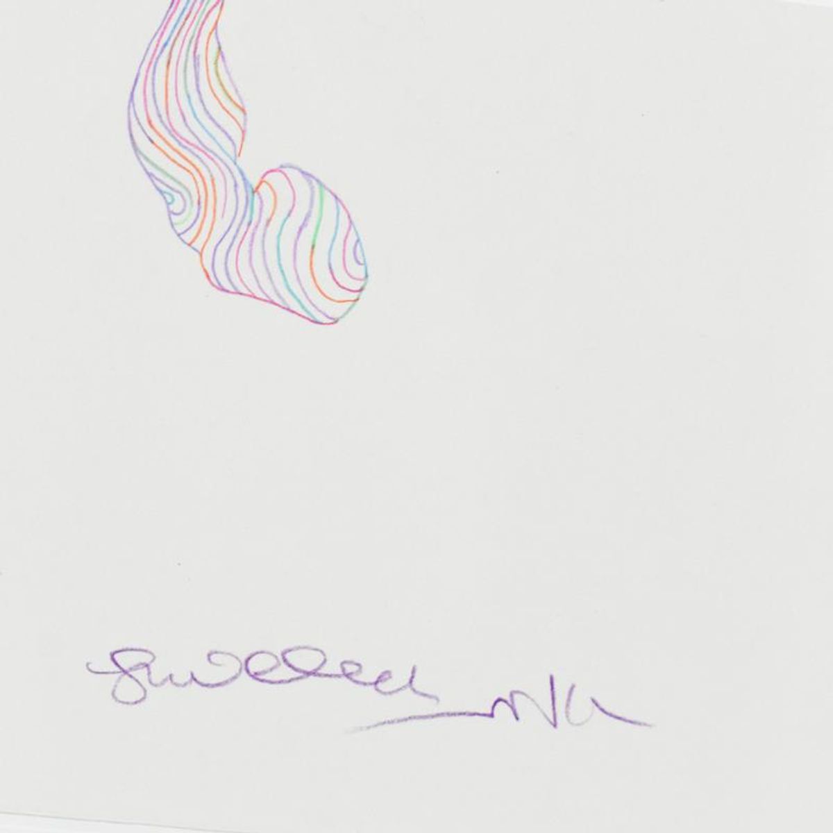 Guillaume Azoulay, "Etude MMZX" Framed Original Drawing, Hand Signed with Letter of Authenticity.