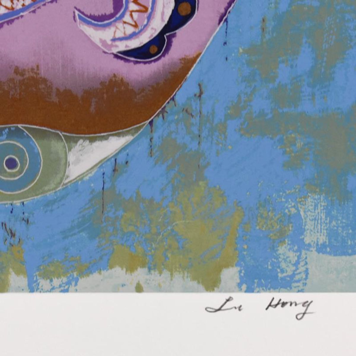 Lu Hong, "Magic" Limited Edition Serigraph, Numbered and Hand Signed with Letter of Authenticity (Disclaimer)