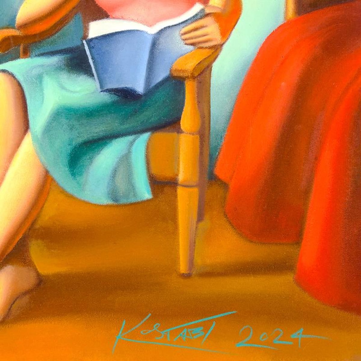 Mark Kostabi, "Book of Dreams" Limited Edition, MP Numbered 9/15 and Hand Signed with Letter of Authenticity.
