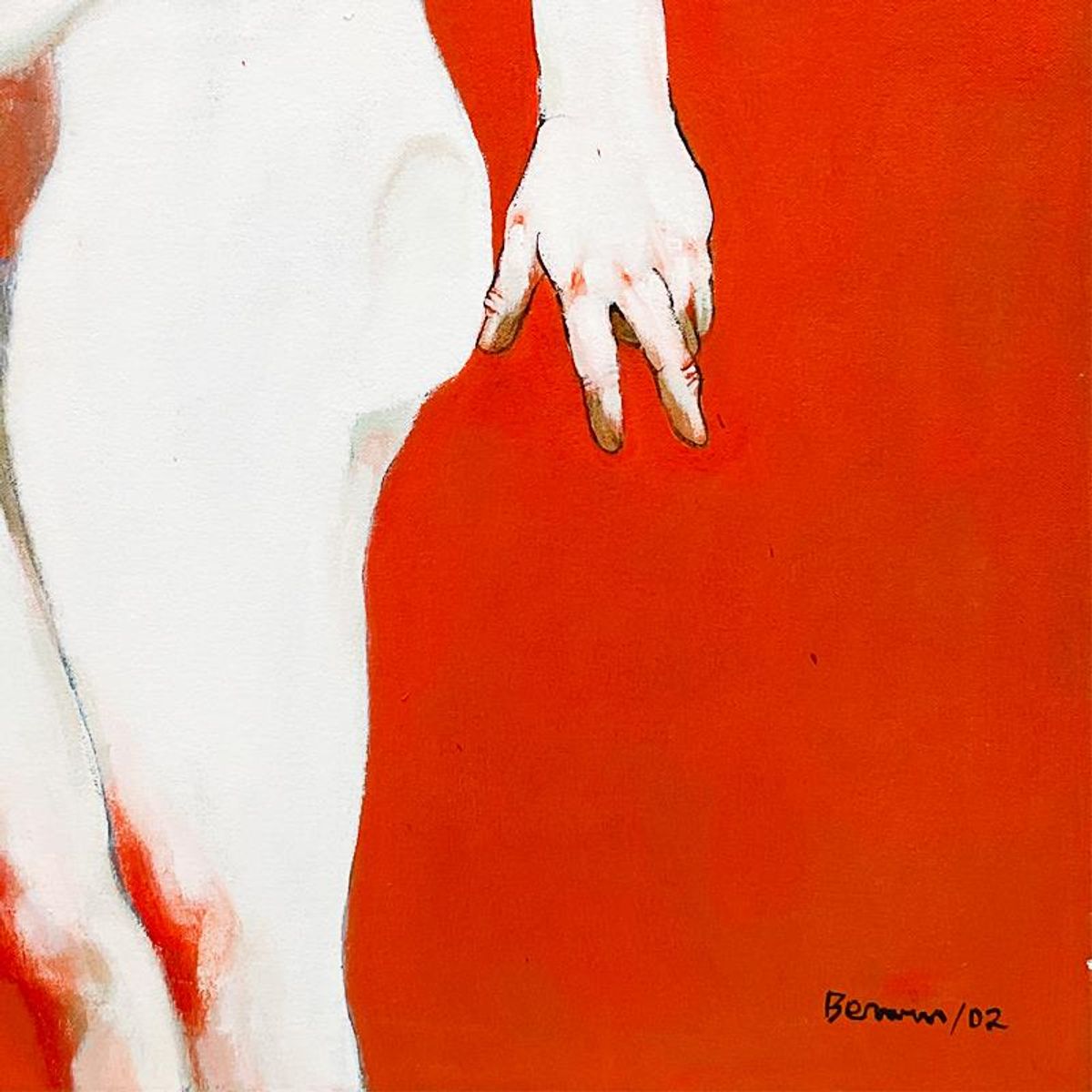 Milton Berwin (1925-2023), Original Painting on Canvas (52" x 66"), Dated 2002 and Hand Signed with Letter of Authenticity.