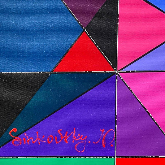 Natalia Sinkovsky, Original Acrylic Painting on Canvas, Hand Signed with Letter of Authenticity