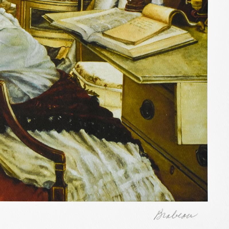 Susan Brabeau, "Not Quite Right" Limited Edition Seriolithogrpah, Numbered and Hand Signed with Letter of Authenticity.