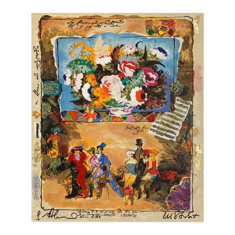 Alexander Galtchansky (1959-2008) and Tanya Wissotzky (1959-2006), Hand Signed Limited Edition Serigraph on Canvas with Letter of Authenticity.