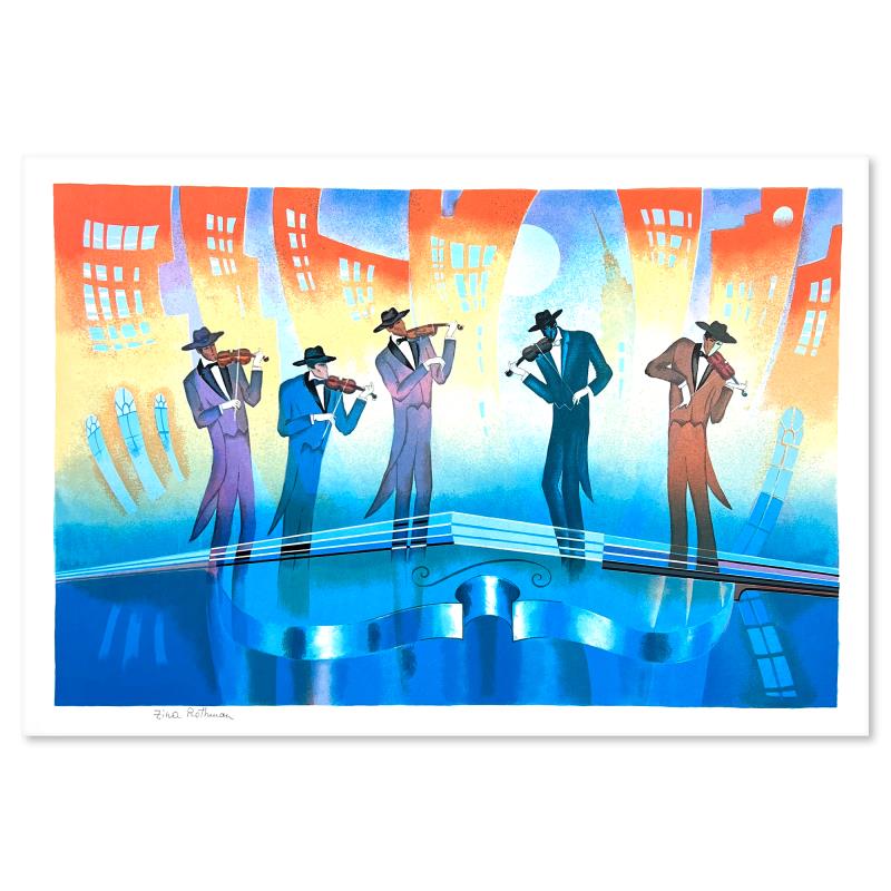 Zina Roitman, Limited Edition Serigraph, Hand Signed and Numbered, Letter of Authenticity.