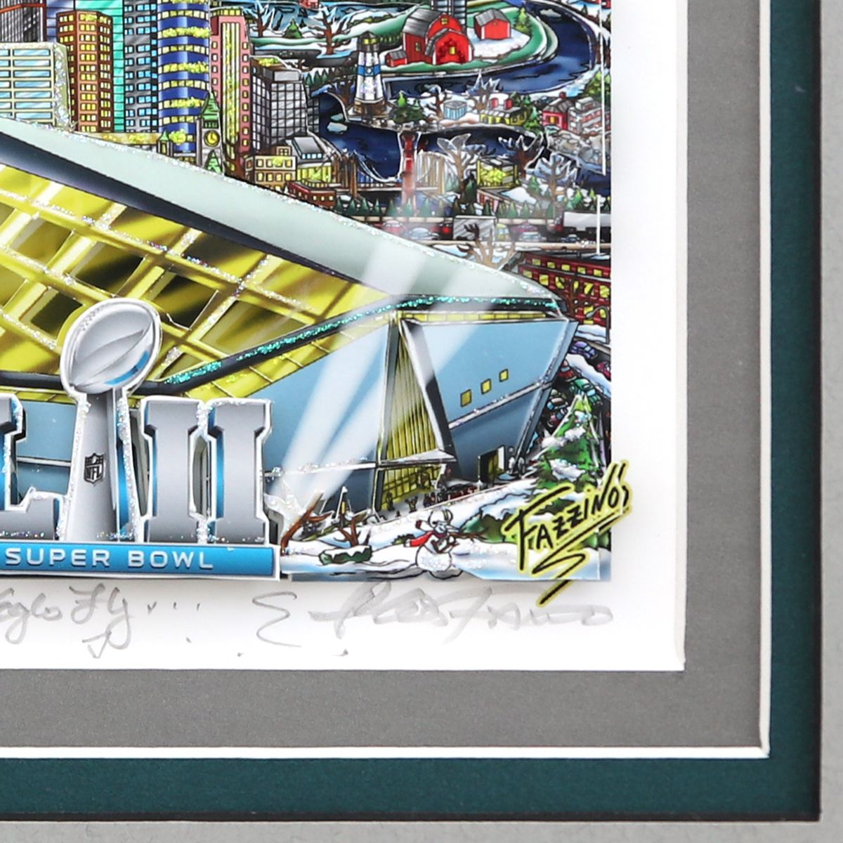 Charles Fazzino- 3D Construction Silkscreen Serigraph "Eagles Li ll"