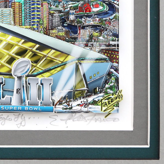 Charles Fazzino- 3D Construction Silkscreen Serigraph "Eagles Li ll"