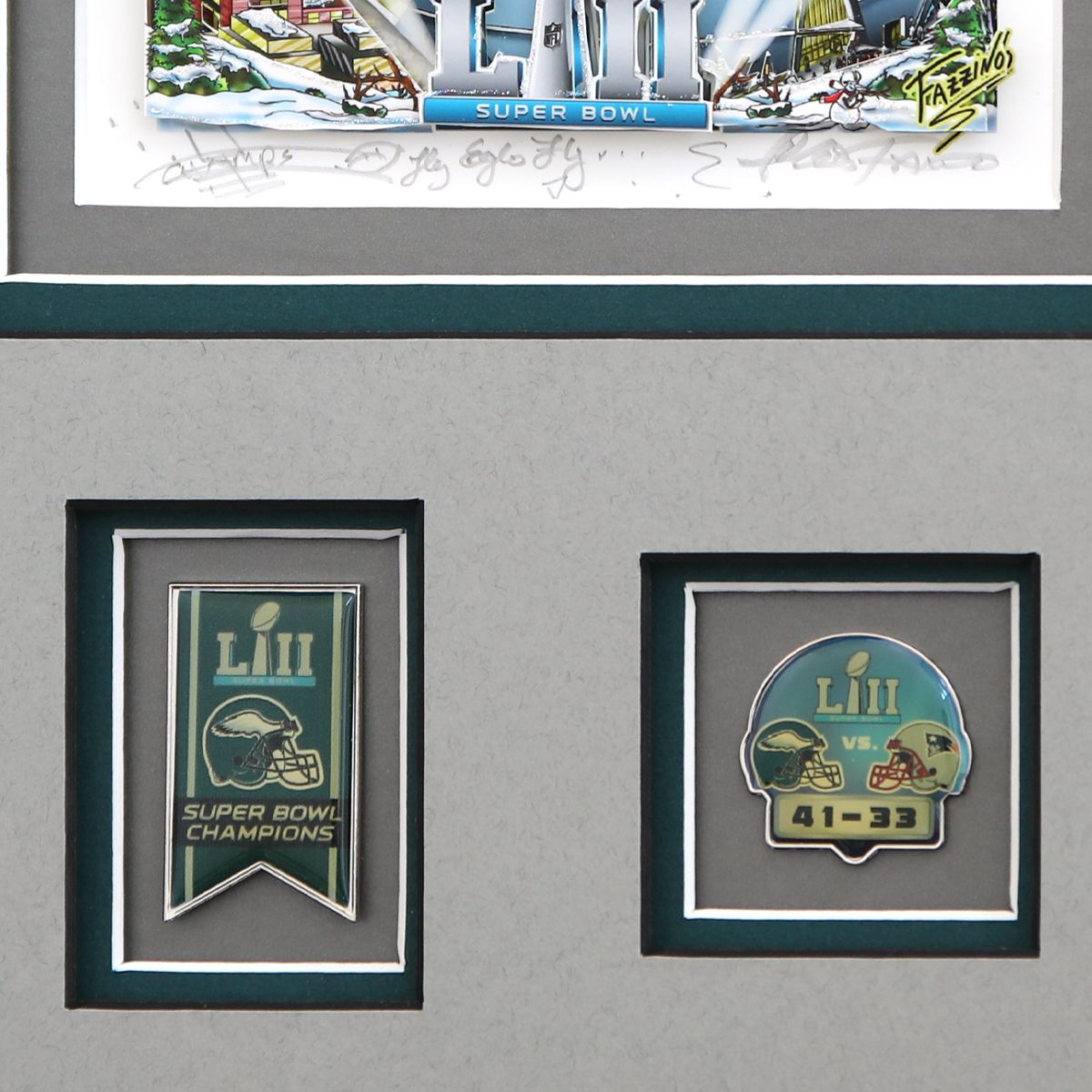 Charles Fazzino- 3D Construction Silkscreen Serigraph "Eagles Li ll"