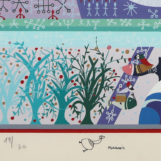 Raphael Abecassis- Serigraph