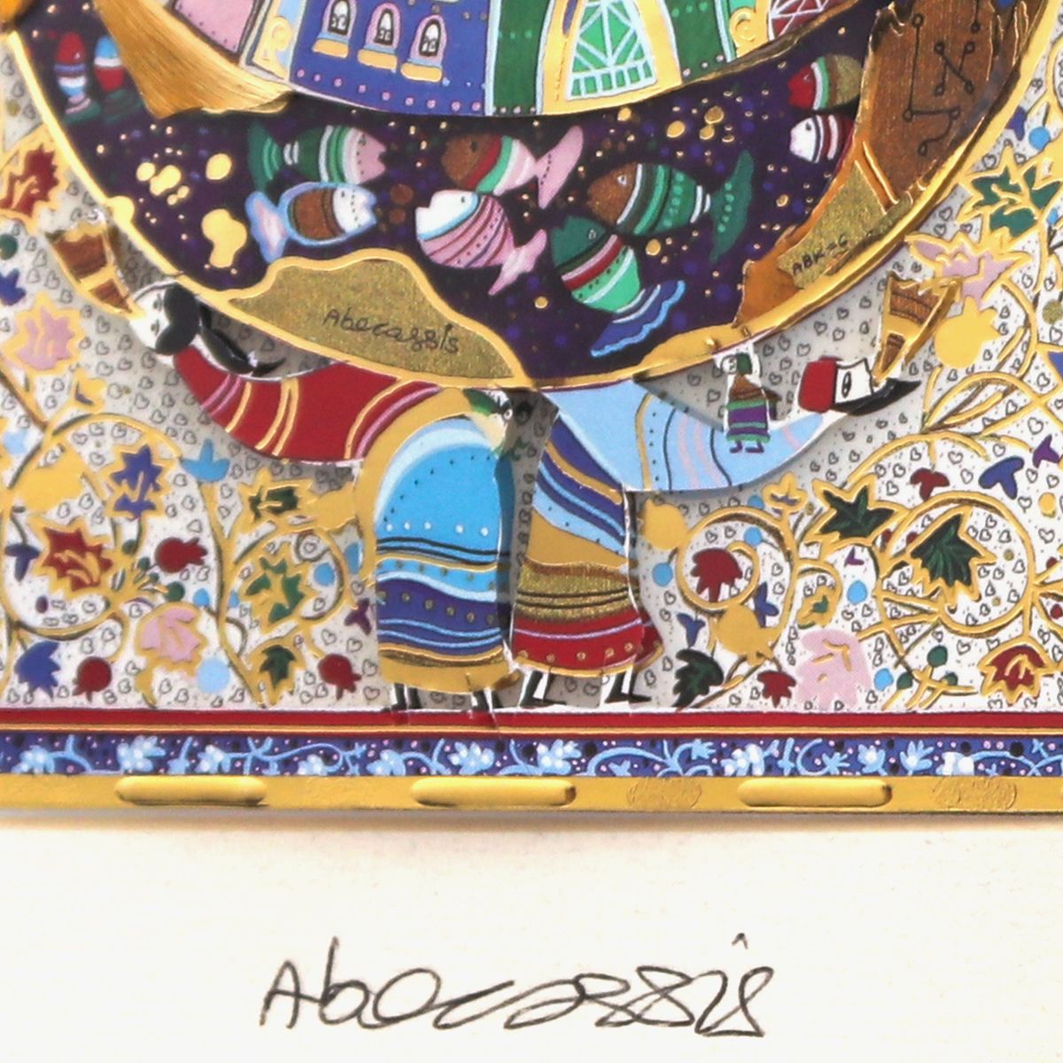 Raphael Abecassis- Original 6-Layer Decoupage