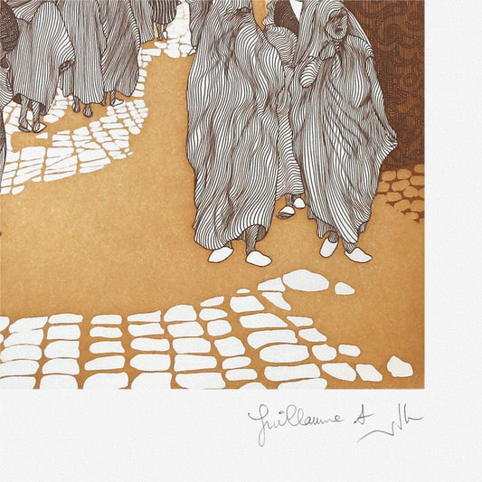 Guillaume Azoulay- Original Etching