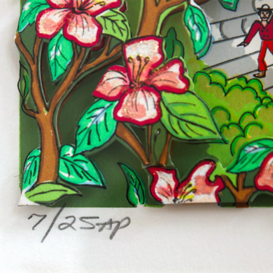 Charles Fazzino- 3D Construction Silkscreen Serigraph "Always A Dream, Always Atlanta"