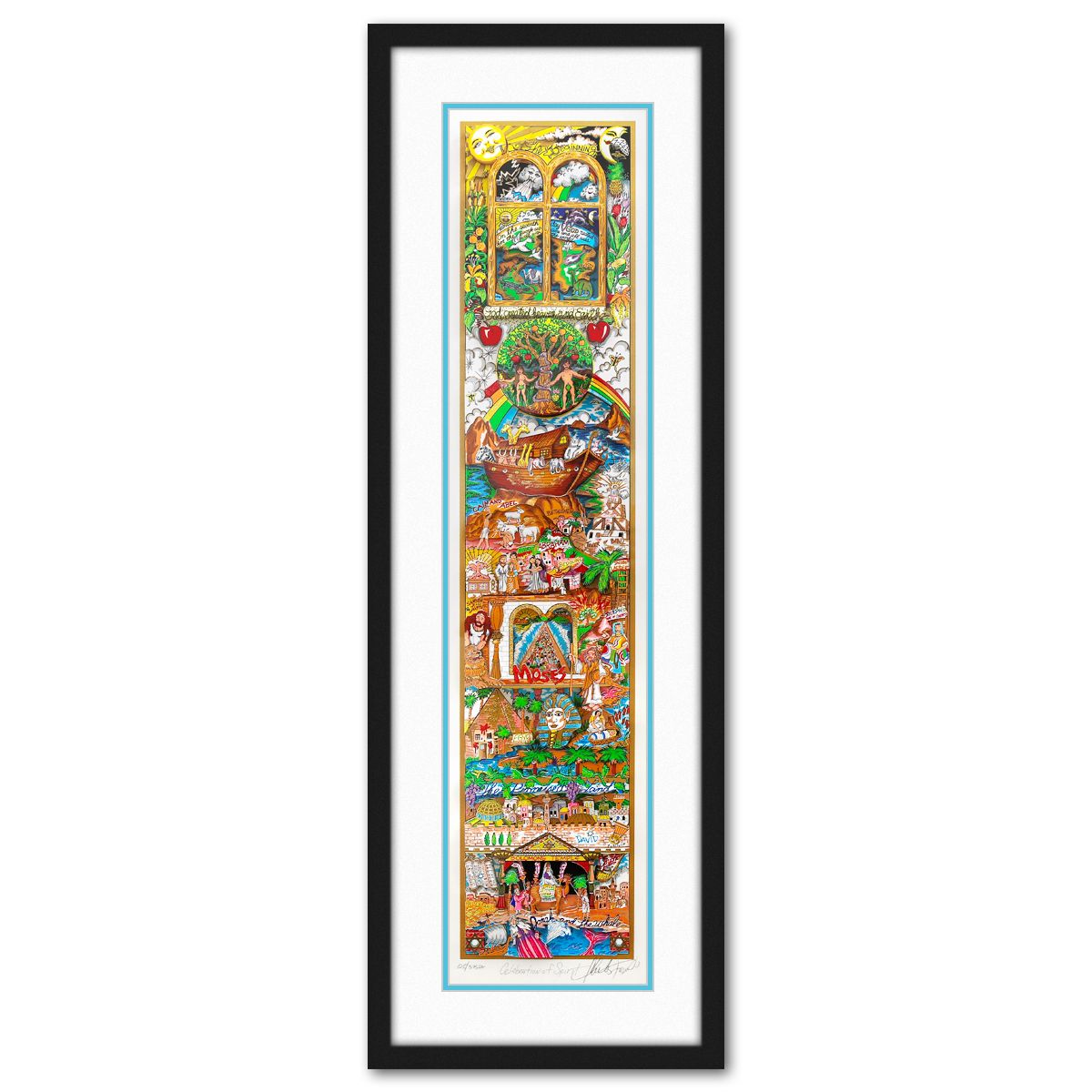 Charles Fazzino- 3D Construction Silkscreen Serigraph "Celebration of Spirit"