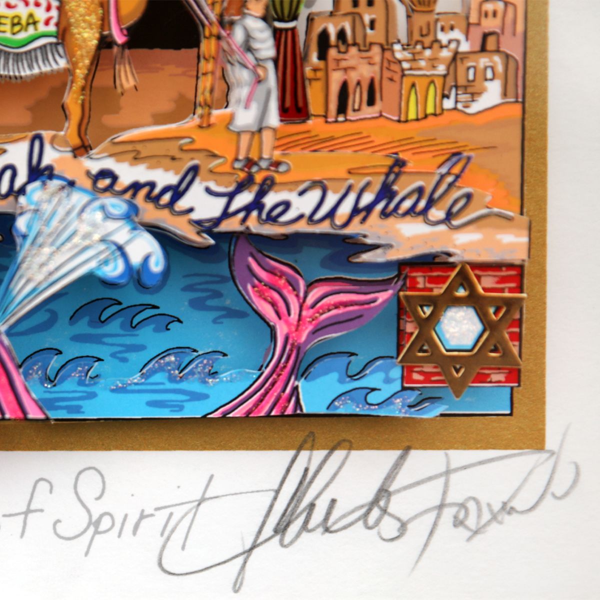 Charles Fazzino- 3D Construction Silkscreen Serigraph "Celebration of Spirit"